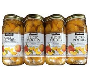 Kirkland Signature Sliced Peaches 4/24 OZ