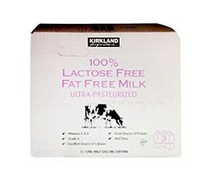 Kirkland Signature Lactose Fat Free Milk 3/64 OZ
