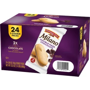 Milano Cookies Pepperidge Farm Double Dark Chocolate - 24 CT
