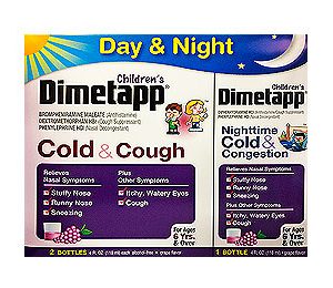 Pfizer ChildrenB4s Dimetapp Cold & Cough. Day & night. 12 OZ