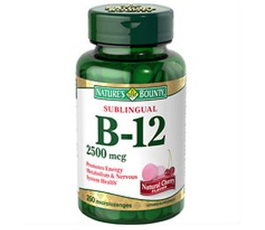 Nature's Bounty B-12 Sublingual - 250 CT 2500 MCG