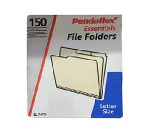 Manila File Folders 1/3 Cut 150 CT.