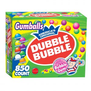 Dubble Bubble Bubble Gum Gumballs, 850 ct.