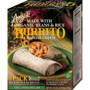 Amy's Bean and Cheese Burrito, 6 pk./6 oz.