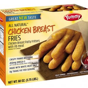 Yummy All Natural Chicken Breast Fries, 60 oz.