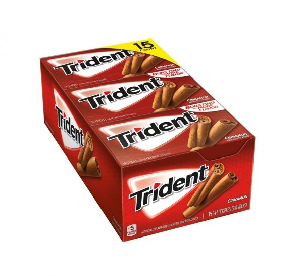 Trident Cinnamon Sugar-Free Gum, 15 pk./14 ct.