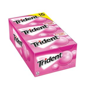 Trident Bubblegum Sugar-Free Gum, 15 pk./14 ct.