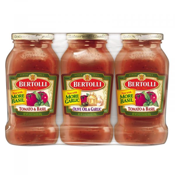 Bertolli Variety Pack Pasta Sauce, 3 ct./24 oz.