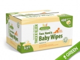 BabyGanics Thick n' Kleen Baby Wipes 400 Count