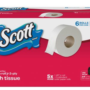 Scott Jumbo Roll 2-Ply Bathroom Tissue, 6 pk.