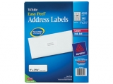 Avery Easy Peel 1 x 2 5/8 Address Label White 4200 ct