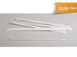 Wrapped 7 3/4 Jumbo Drinking Straws - 12,000 Pack