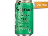 Seagrams Ginger Ale 12oz Cans - 24 Pack