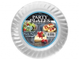 Classicware 7.5 Clear Plastic Party Plates - 70 Pack