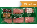 Coleman Organic Boneless & Skinless Chicken Breasts 98% Fat Free - 3.5 to 4.0 Lbs