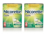 Nicorette Fresh Mint Stop-Smoking Gum 4mg - 200 Count