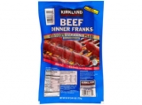 Kirkland Signature Beef Dinner Franks Hot Dog 3.81 lbs - 14 Pack