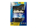 Gillette Custom Plus 3 Disposable Razor 26 CT
