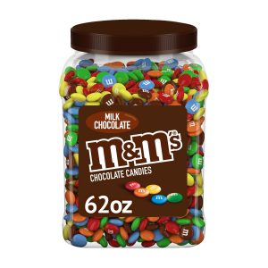 M&M'S Chocolate Candy Bulk Jar, Milk Chocolate Candy, 62 oz.
