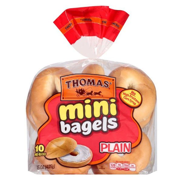 Thomas' Plain Mini Bagels, 10 ct.