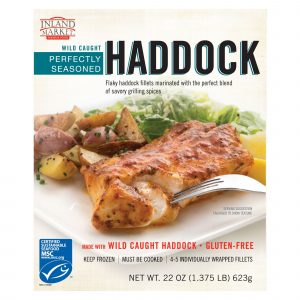 Inland Market Wild Caught Perfectly Seasoned Haddock, 22 oz.