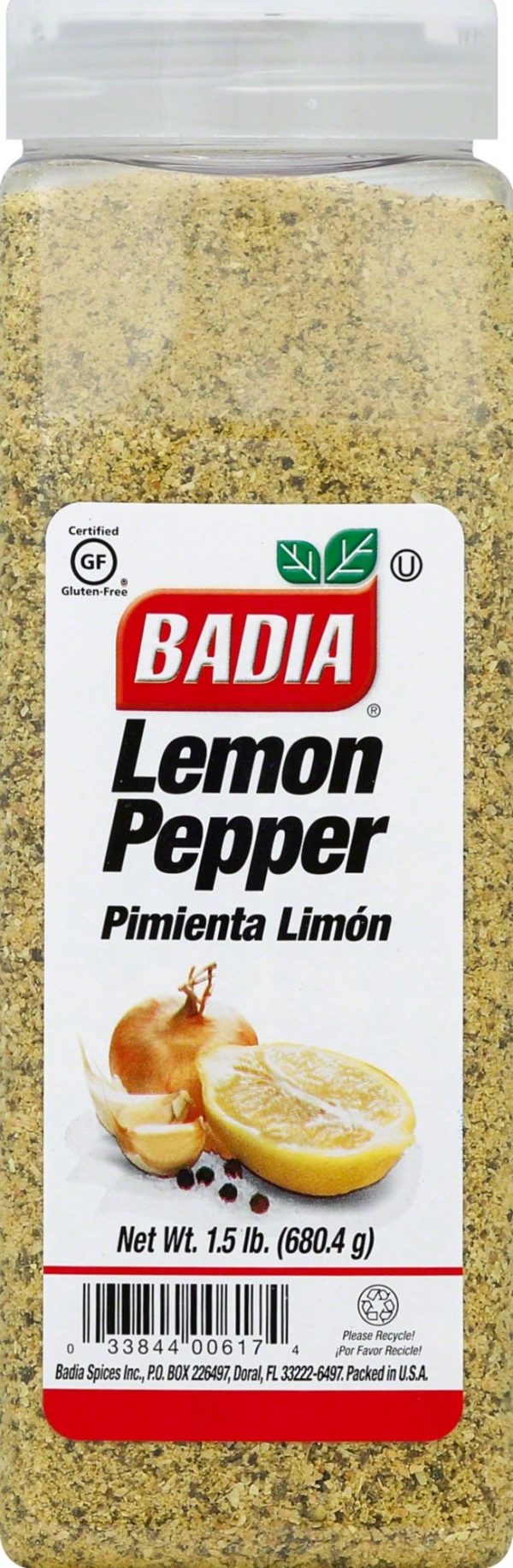 Badia Lemon Pepper, 24 oz.