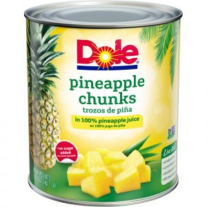 Dole Fancy Pineapple Chunks, 106 oz.