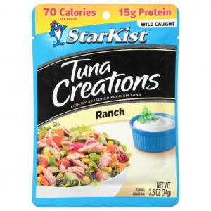 Starkist Tuna Creations Tuna, Ranch 2.6 oz Pouch