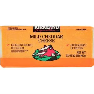 Kirkland Signature sharp Cheddar Cheese block 2 lb
