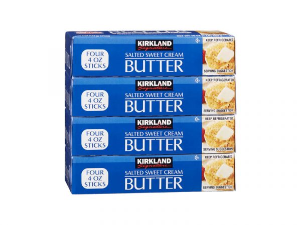 Kirkland Signature Salted Butter Quarts 1 Lb - 4 CT
