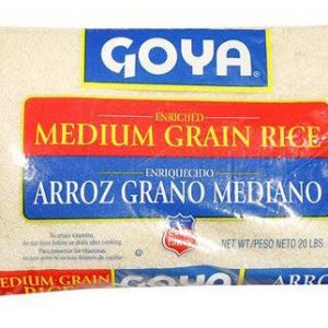 Goya Medium Grain Rice, 20 lb.