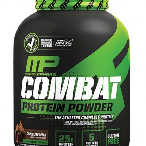Muscle Pharm Chocolate Combat Protein Powder, 64 oz.