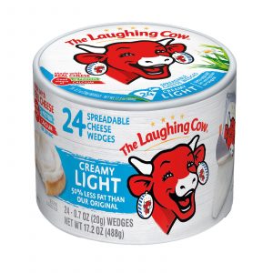 The Laughing Cow Light Creamy Swiss Spreadable Cheese Wedges, 24 ct.