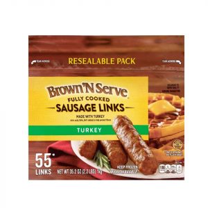 Brown 'N Serve Turkey Sausage Links, 55 ct.