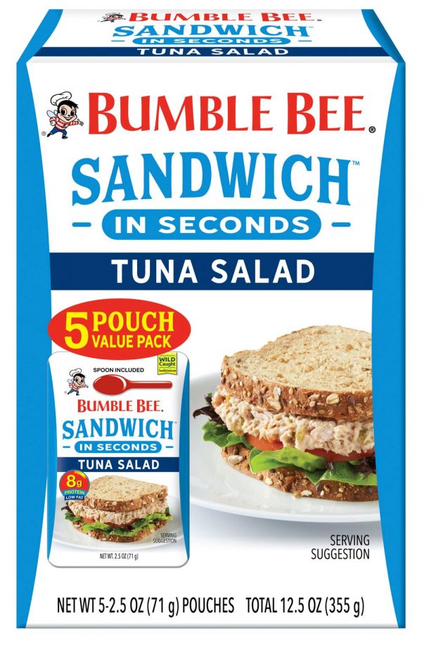 Bumble Bee Sandwich in Seconds Tuna Salad Pouches, 5 pk./2.5 oz.