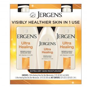 Jergens Ultra Healing Lotion, 2 pk./21 oz. with Bonus Bottle, 10 oz.