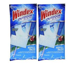 Windex Outdoor All-in-one Refill Pads  - 2 CT
