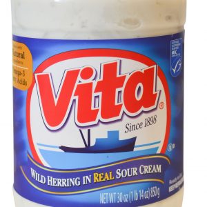 Vita Wild Herring in Real Sour Cream, 30 oz.