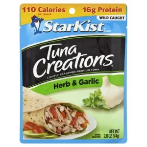 StarKist® StarKist Tuna Creations® Herb & Garlic - 2.6 oz Pouch