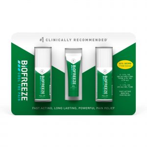 Biofreeze Pain Relief Gel Multi-Pack, 2 pk./3 fl. oz. with Bonus 1 fl. oz. Tube
