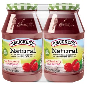 Smucker's Natural Red Raspberry Fruit Spread, 2 pk./30.75 oz.