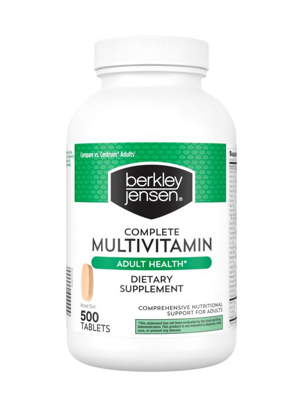 Berkley Jensen Complete Adult Health Multivitamin, 500 ct.