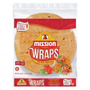 Mission Sundried Tomato and Basil Wraps, 12 ct.