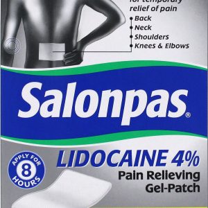 Salonpas Lidocaine Pain Relieving Gel-Patch, 15 ct.