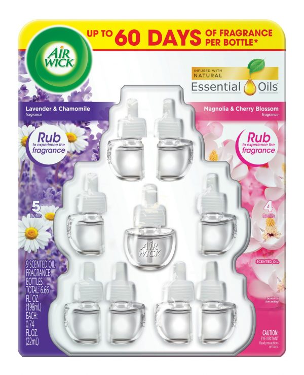 Air Wick Scented Oil Lavender & Magnolia Refill, 9 ct.