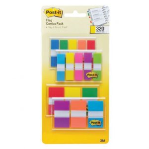 Post-it Flags Combo Pack, 320 ct.