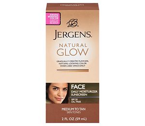 Jergens Natural Glow Face Moisturizer 2 oz (Medium/Tan)?