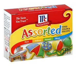 McCormick 4ct Assorted Food Color and Egg Dye 1.2oz
