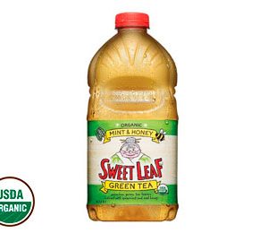 Sweet Leaf Organic Mint & Honey Green Tea 64 oz