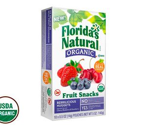 Florida's Natural Au'some Organic Nuggets Berrilicious Flavored Snacks 10 ct